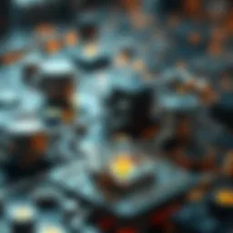 Visual representation of consensus mechanisms in blockchain