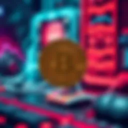 Visual representation of cryptocurrency gaming software