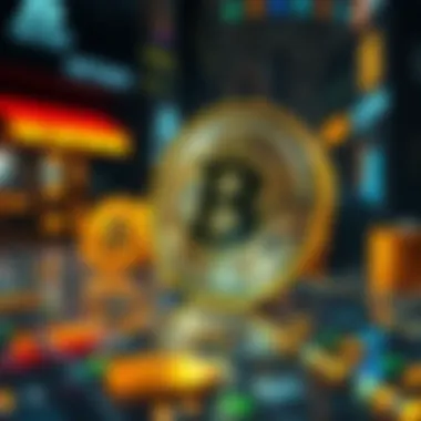 The Future of Cryptocurrency and Blockchain Technology Futuristic depiction of cryptocurrency and blockchain technology