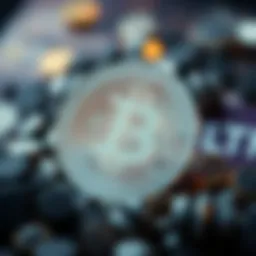 Abstract representation of trust in cryptocurrency