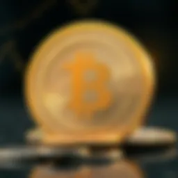 Conceptual representation of RWA coin in digital finance